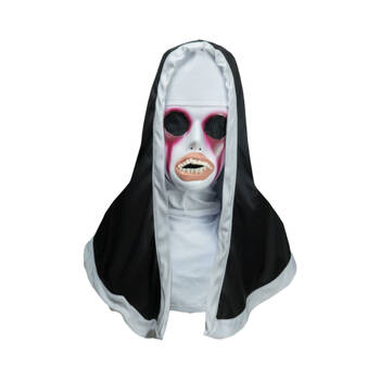  The Purge Nun Cosplay Costume Mask w/ Light Up Hood 