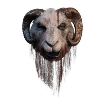 Kill Her Goats Latex Goat Halloween Face Killer Mask