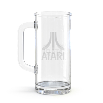 Thumbs Up Official Atari Beer Glass w/ Handle 1Pint/600ml - Clear