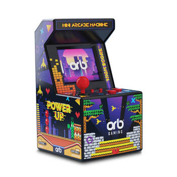 Thumbs Up! Orb Retro Mini Arcade Machine with 300 Categorised Games 6y+