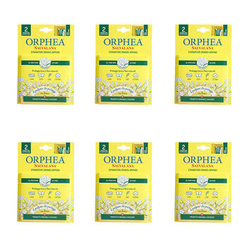 6x 2pc Orphea Clothes Protector Flower Scented Natural Diffuser Closet Hangers