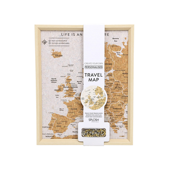 Splosh Travel Board Europe Map Desk Décor Board 22x27cm