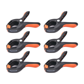 6PK Supercraft Light Pressure Woodworking Spring Clamp 110mm