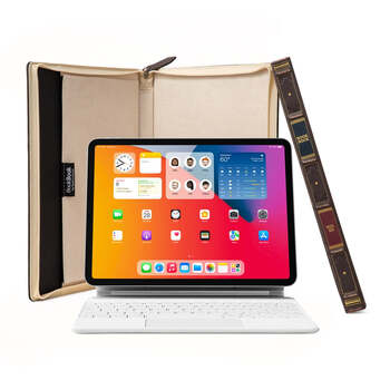 Twelve South BookBook Cream Lining Cover For 12.9" iPad/Keyboard