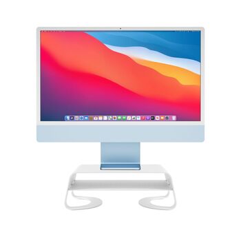 Twelve South Curve Riser For iMac & Display Monitor - White