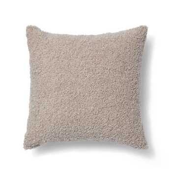 E Style Teddy 50x50cm Cushion Square Pillow - Latte