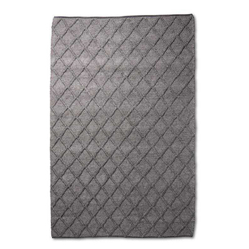 E Style Mika 200x300cm Wool Floor Rug Mat - Dark Grey
