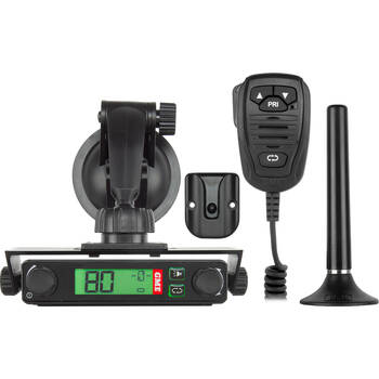 GME UHF CB Radio 80 Channel Plug n Play Kit w/ Microphone Antenna Cup Mount