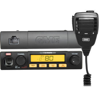 GME UHF CB 5 Watt 80 Channel Radio Remote Head & Microphone w/ ScanSuite