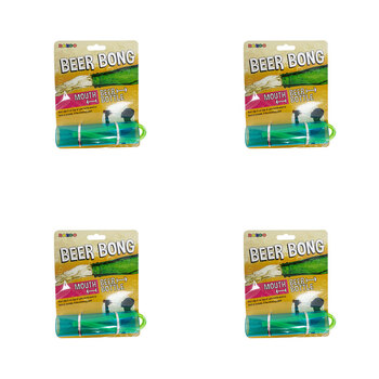 4PK Razoo Beer Bong Drinking Game Fun & Portable 18x14cm