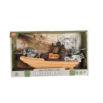 2pc Toylife 30cm Militray Vehicle/Guns w/ Light & Sound Toy Set Kids 3y+