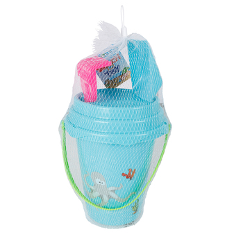 6pc Toylife 23cm Beach Bucket & Sifter w/ Accessory Kids Outdoor Toy