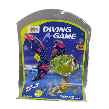 Toylife 26cm Plastic Light Up Sinker Fish Diving Game 6y+