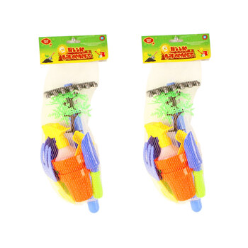 2x 11Pce Razoo Little Gardener Tool Set Kids/Childrens Play Toy 40x15cm 3+