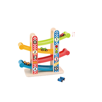 Tooky Toy Sliding Tower Car Run- Small