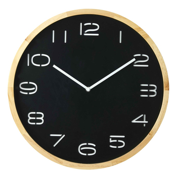 Amalfi Leni Wall Clock 41.5cm - Black