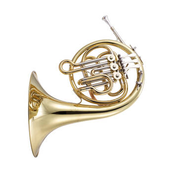 John Packer JP163 Compensating Bb/F French Horn Instrument - Brass Lacquer