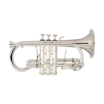 John Packer JP176S Eb Soprano Cornet Silver Musical Instrument - Finish