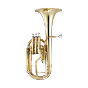John Packer JP072S Eb Tenor Horn Silver Musical Instrument - Brass Lacquer