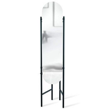 Umbra Vala Floor Mirror w/Clothing Rack Black 11x119x180cm