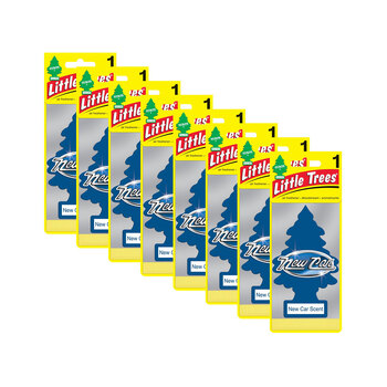 8PK Little Tree New Car Scent Fragrance Air Freshener 4x12cm