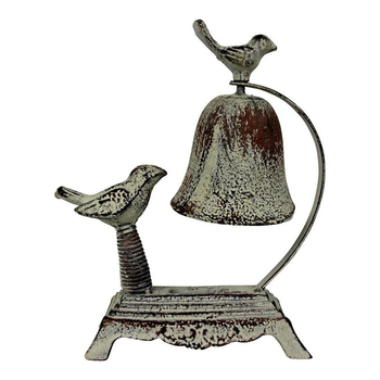 LVD Metal 20.5cm Birds Bell Chime Garden Decor Ornament