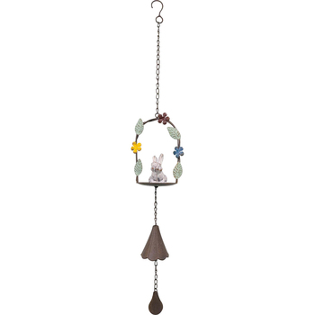 LVD Hanging Bell Metal Wind Chime Home/Garden Decor - Rabbit