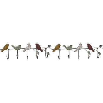 2PK LVD Hooks Bird Garden Decorative Home Decor Organisation