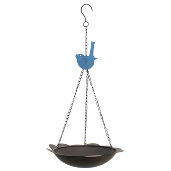 LVD 30cm Bird Bath Blue Butterfly