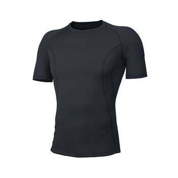 Wilderness Mens Short Sleeve Scoop Tee Top Size 2XL Thermal Activewear Black