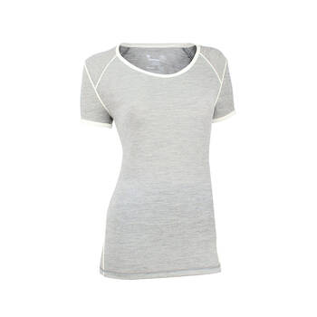 Wilderness Womens Short Sleeve Tee Top Size 16 Activewear Grey Heather