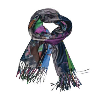 Urban Millie Scarf Womens Fashion Neck Wrap - Blue Green