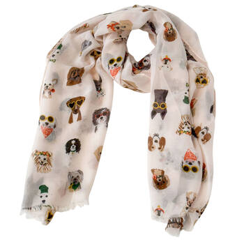 Urban Pooch Silk-Feel Scarf Shawl Women's Accessory 90x180cm Pink