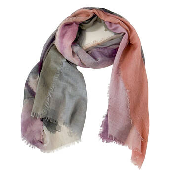 Urban Giverney Silk-Feel Scarf Women's Accessory 90x180cm Purple/Fuscia