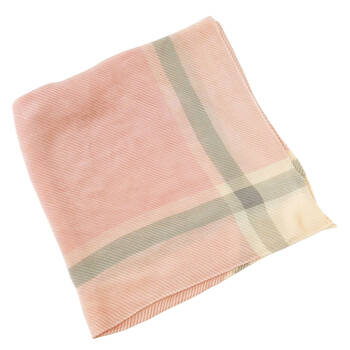 Urban Crimp Square Silk-Feel Scarf Women's Accessory 100x100cm Pink