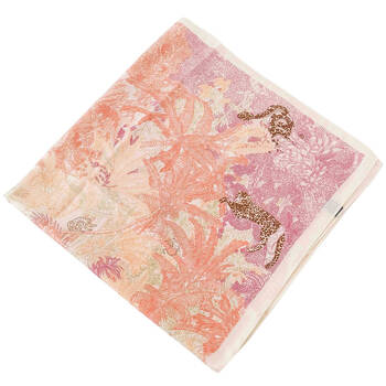 Urban Orient Square Silk-Feel Scarf Women's Accessory 100x100cm Pink