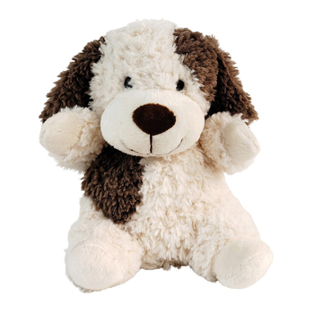 Urban Curly Dog 18cm Soft Toy Animal Plush - White & Brown 