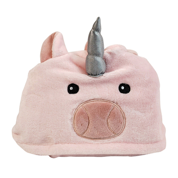 Urban Unicorn 100x75cm Baby Blanket w/ Animal Hood - Pink