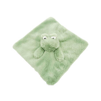Urban Fritsie Frog Comforter Blanket Plush Baby Soft Toy 25cm Green