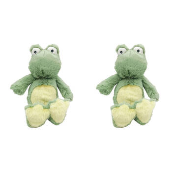 2PK Urban Fritsie Frog Stuffed Animal Plush Baby Soft Toy 25cm Green