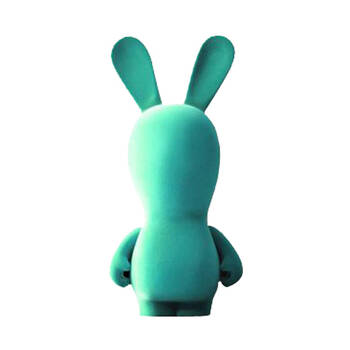 Rabbids Raving Action Figure Statue Toy Blue Velvet 11in
