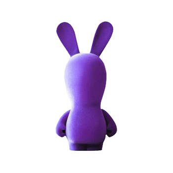 Rabbids Raving Action Figure Toy Purple Velvet 11in
