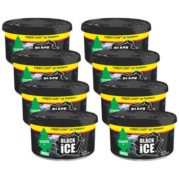 8PK Little Tree Fibre Can Car Adjustable Air Freshener - Assorted