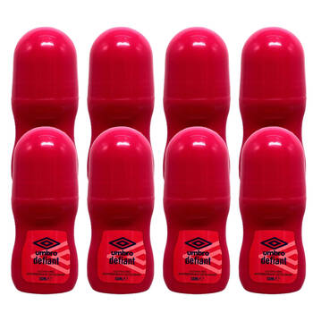 8PK Umbro Men Compact Anti-Perspirant Underarm Roll On Deodorant 50ml Defiant