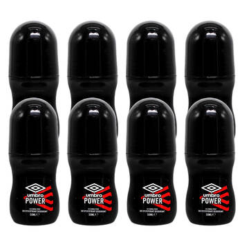 8PK Umbro Men Compact Anti-Perspirant Underarm Roll On Deodorant 50ml Power