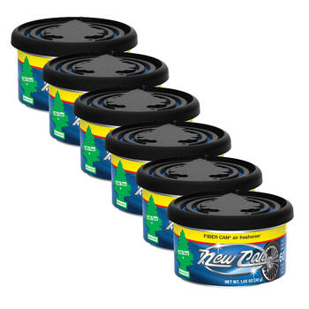 6PK Little Tree Fiber Can Car Air Freshener Fragrance 30g New 
