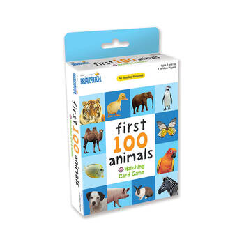 Briarpatch First 100 Animals Matching Kids Playing Cards Game 2Y+