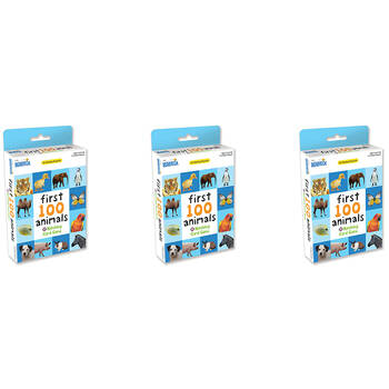 3PK Briarpatch First 100 Animals Matching Kids Playing Cards Game 2Y+