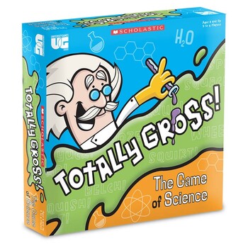 Scholastic Totally Gross Board Fun Game of Science Toy 8+