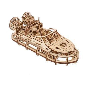 UGears Rescue Hovercraft Model Wooden 3D Puzzle w/Spring Motor 383pc 14y+
